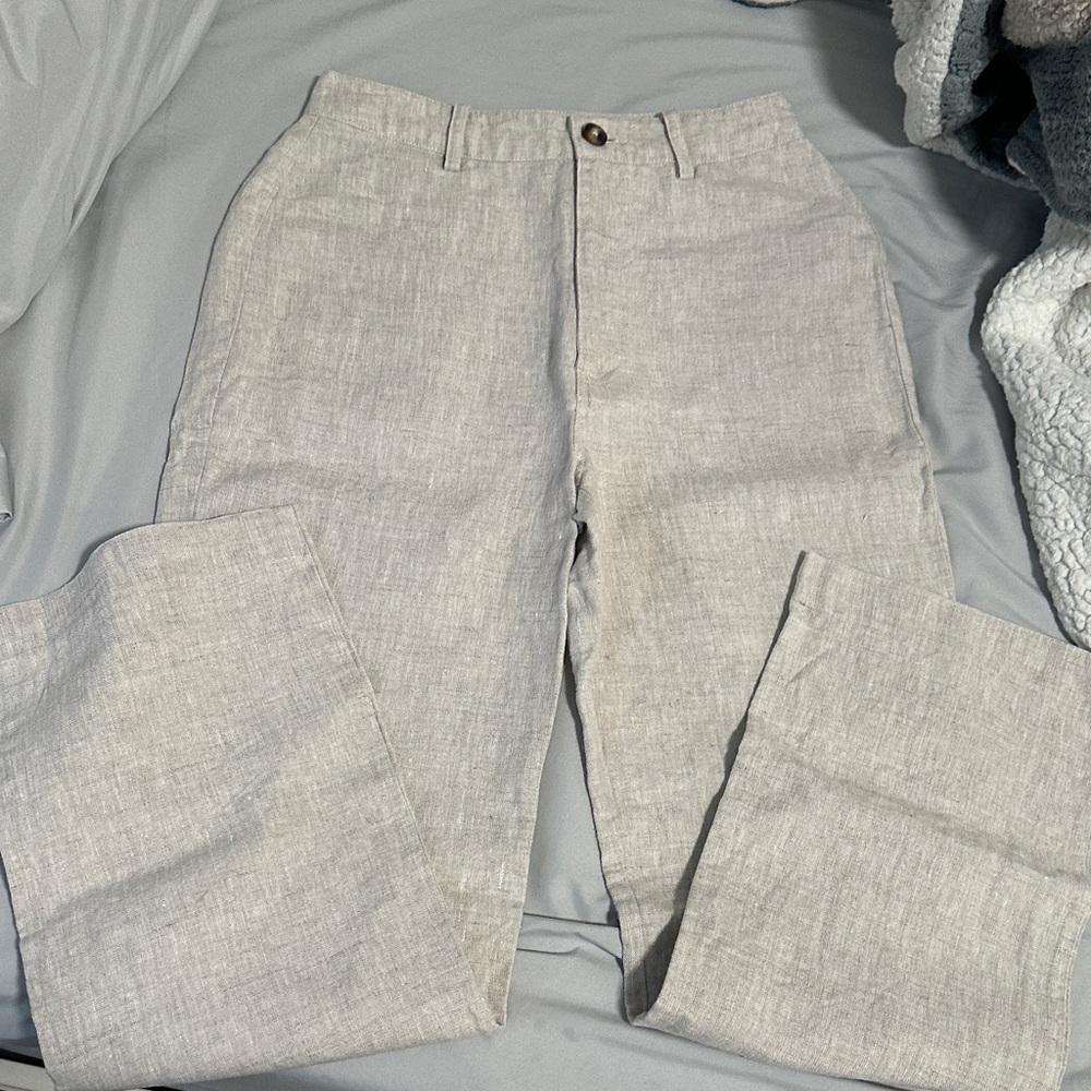 Reformation linen pants